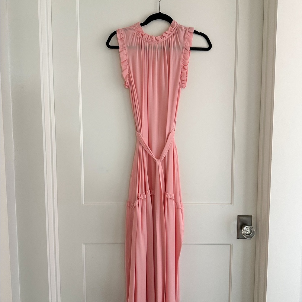 Elegant Christy Lynn Pink Sleeveless Dress